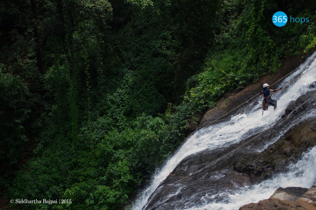 Vihi Waterfall Rappelling