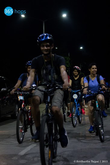 Midnight Cycling Heritage Ride at Mumbai
