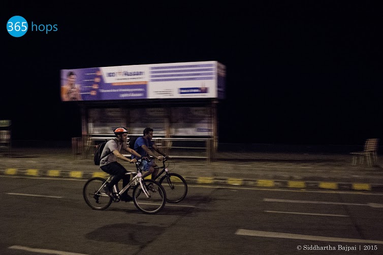 Midnight Cycling at Mumbai