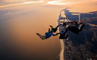 Skydiving in India