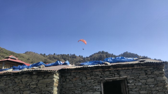 Paragliding in Bir Billing Camp