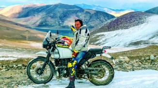 Pruthu Mehta enroute Ladakh