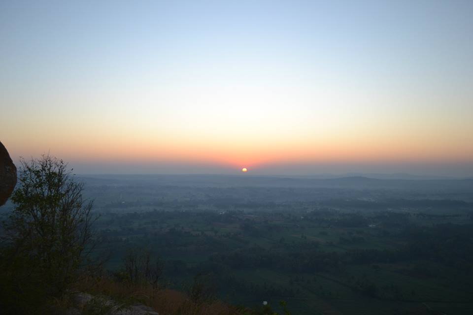 sunrise at kunti betta