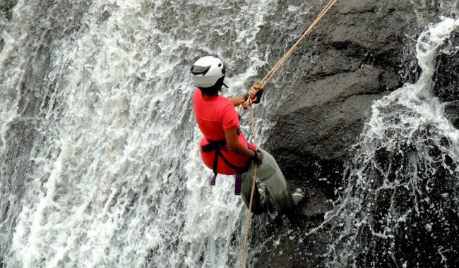 Waterfall Rappelling