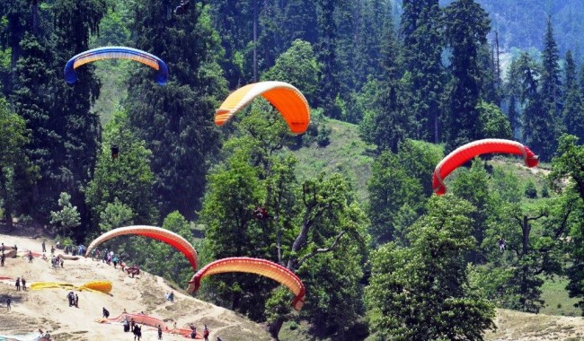 Paragliding in Darjeeling