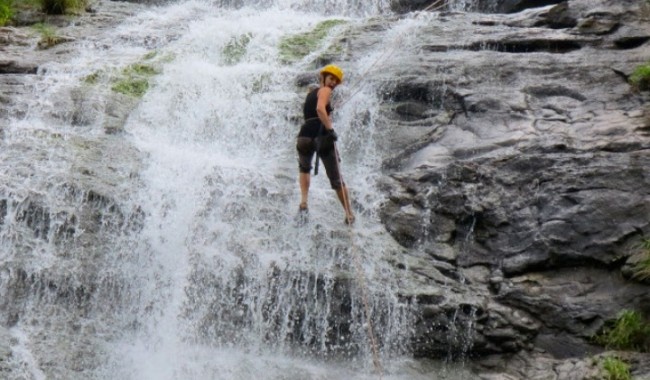 Waterfall Rappelling At Dudhiware