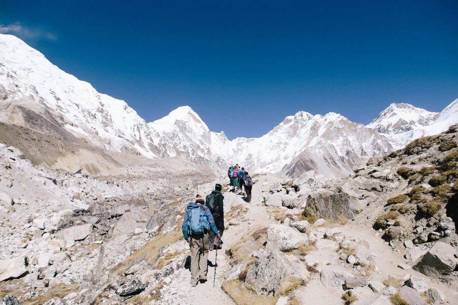 The final stretch to Base Camp