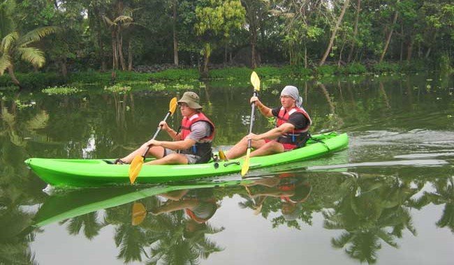 Kerala Kayaking, kayaking in india, Kayaking in kerala