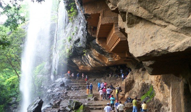 Kondana Caves Waterfall Rappelling
